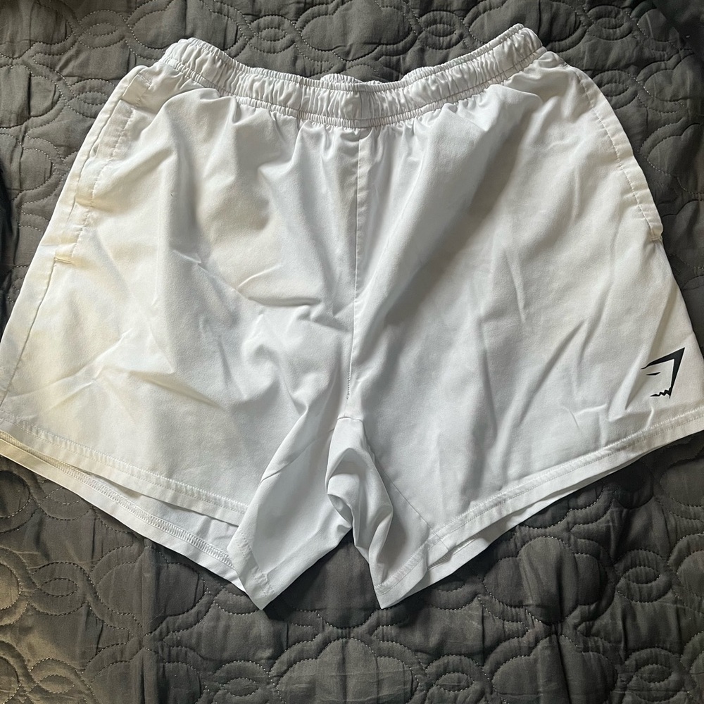 White Women's Athletic Shorts